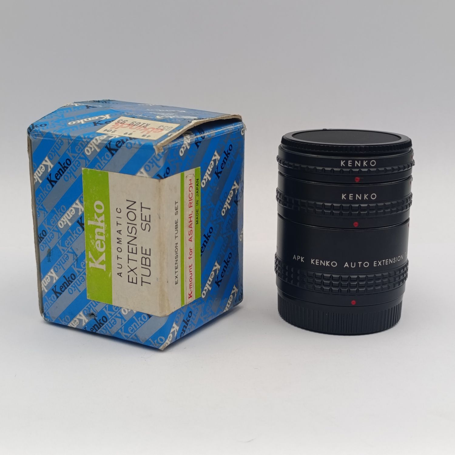 Kenko vintage camera extension tube set for K-mount