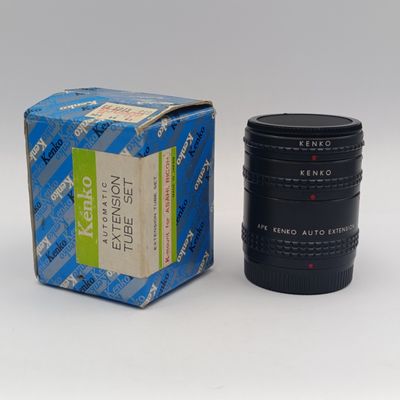 Kenko vintage camera extension tube set for K-mount