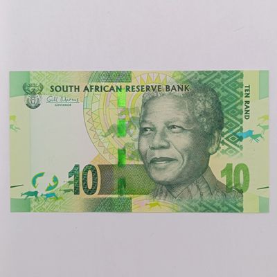 Gill Marcus Lot of 3 x R10 banknotes - South Africa with consecutive numbers - Uncirculated