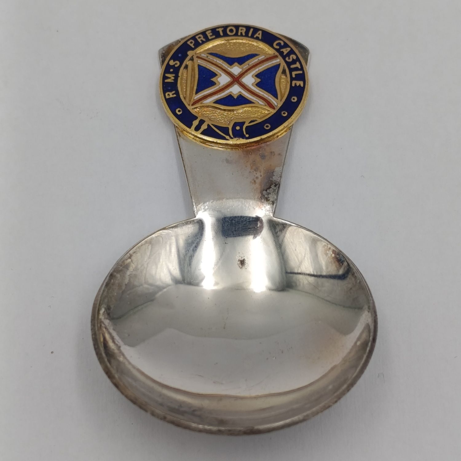 Union Castle RMS Pretoria Castle caddy spoon