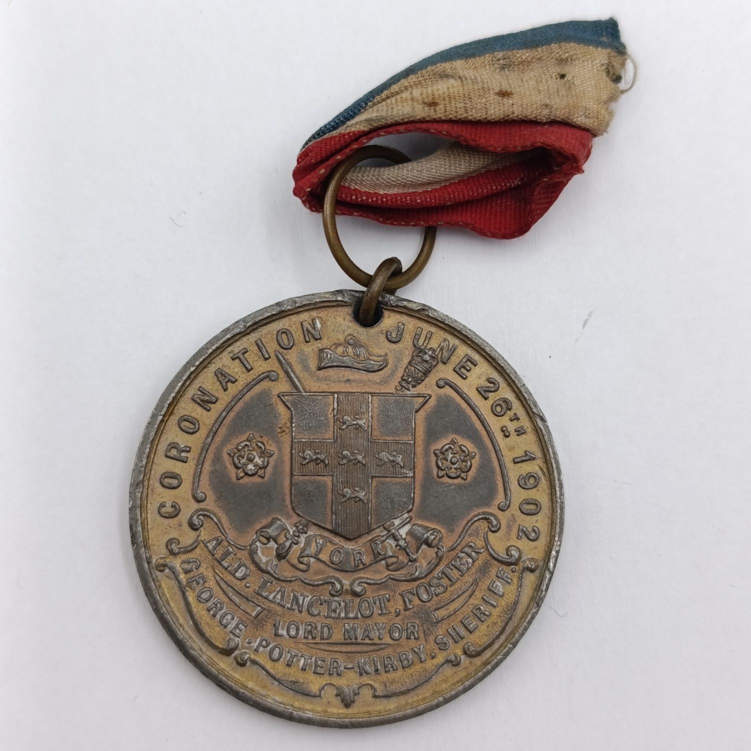 1902 King Edward VII and Queen Alexandra coronation medal