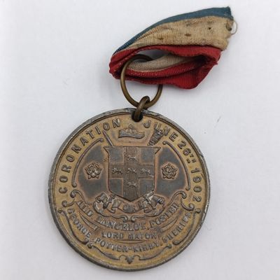 1902 King Edward VII and Queen Alexandra coronation medal