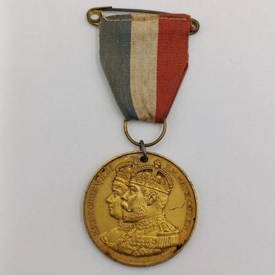 1911 King George V and Queen Mary Coronation medal