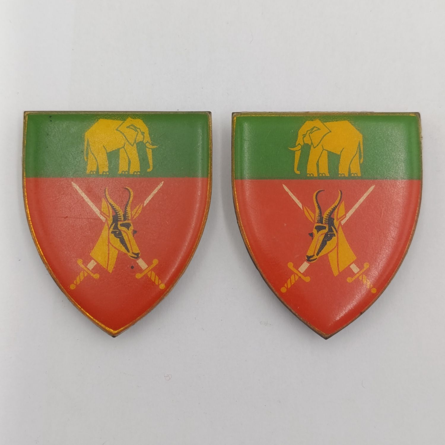 Set of SADF Eastern Cape Command shoulder flashes