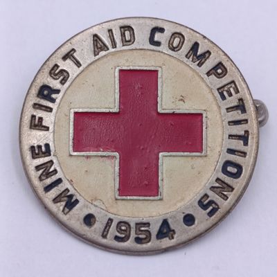 1954 Mine First Aid Competitions brooch