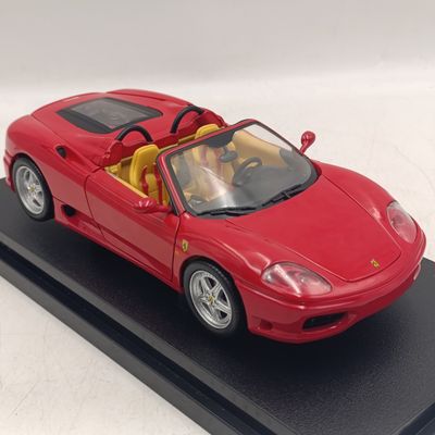 Hot Wheels Ferrari 360 spider die-cast model car in box - scale 1/18