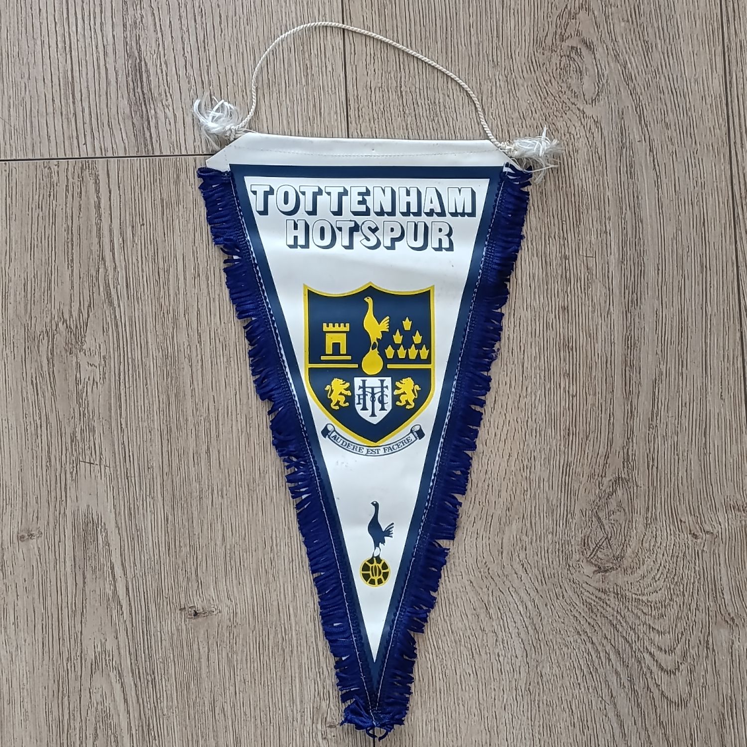 Vintage Tottenham Hotspur Football club pennant flag