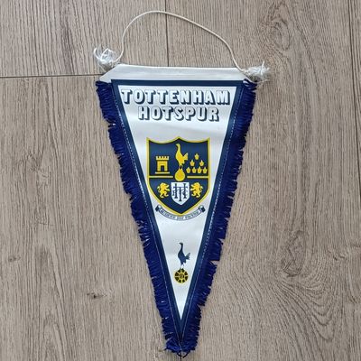 Vintage Tottenham Hotspur Football club pennant flag