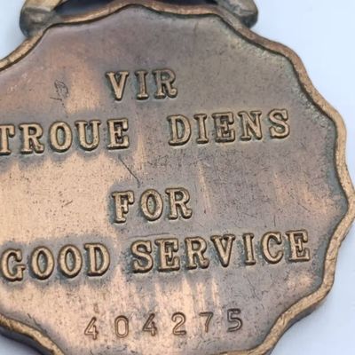 SADF Bronze 10 Year Good Service Medal #404275