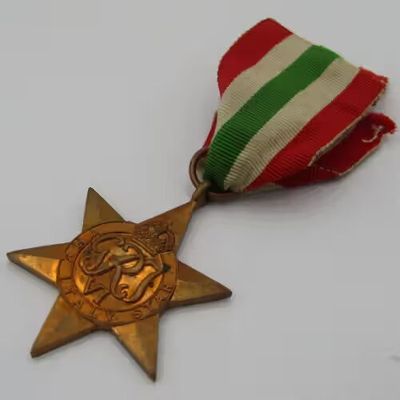 WW2 The Italy Star medal - unnamed version