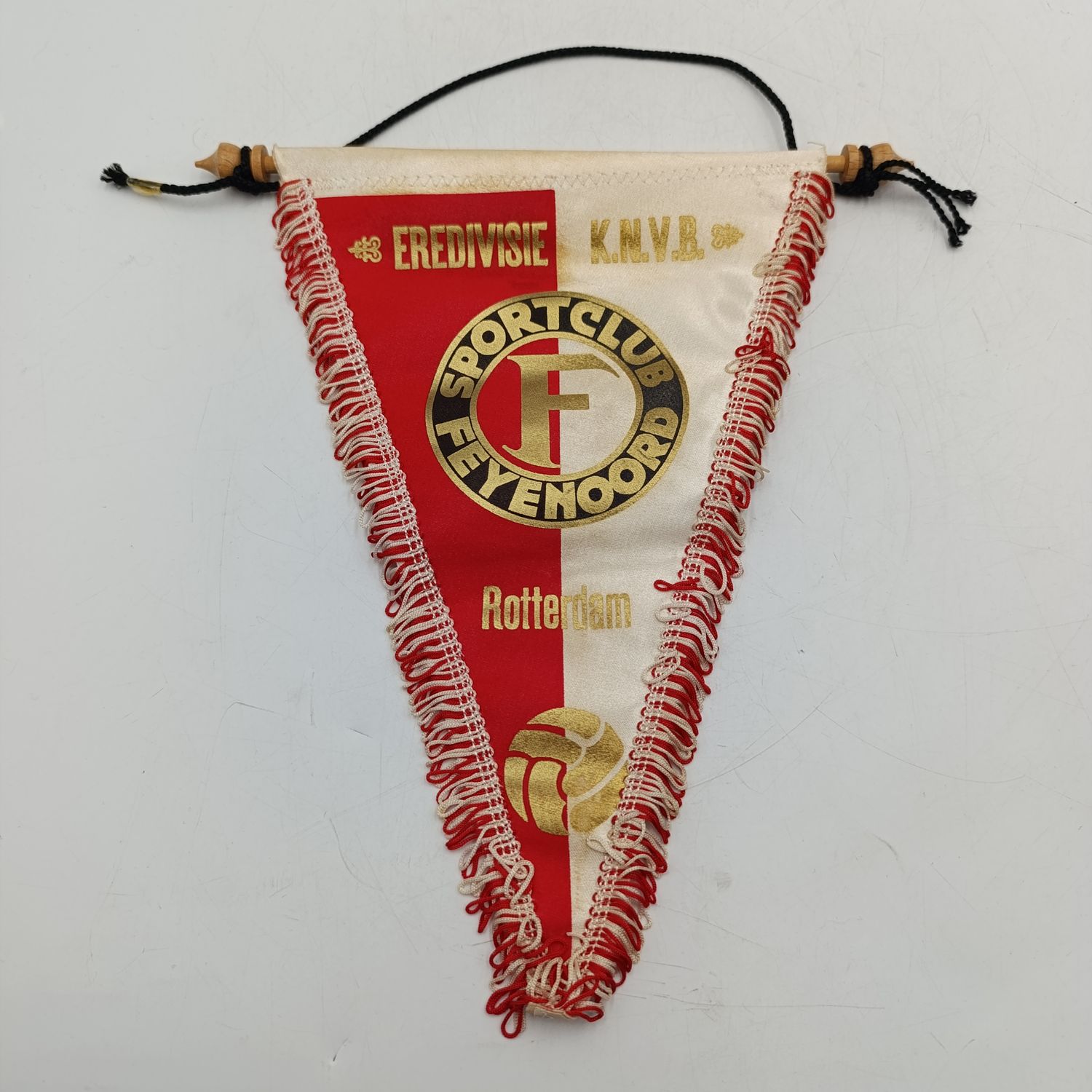 Vintage Feyenoord Rotterdam Football club pennant flag