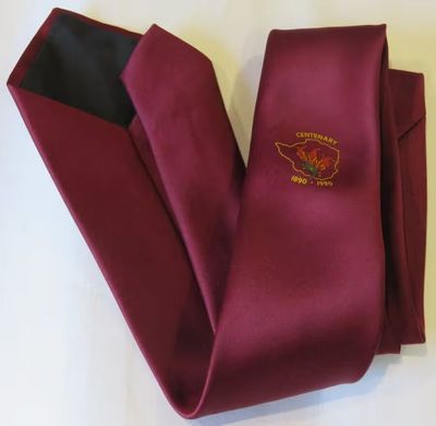 1890-1990 Centenary of Zimbabwe tie - Length 134 cm