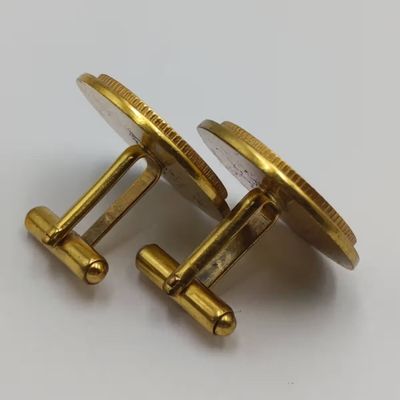 South Africa 1970 Two Cent Coin Cufflinks - Vintage Collectible Jewelry