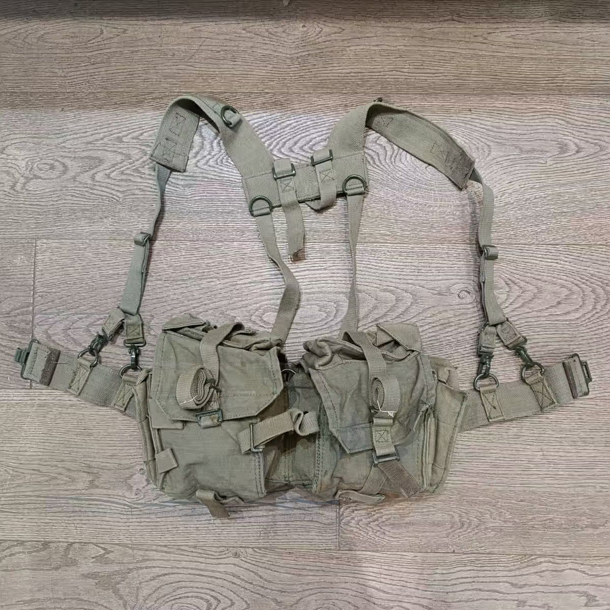 SADF webbing kidney pouches with yoke