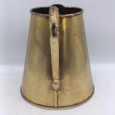Hukin and Heath brass plated metal pitcher - size No 12