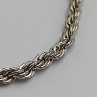 Sterling silver twisted bracelet - weighs 7.9 grams