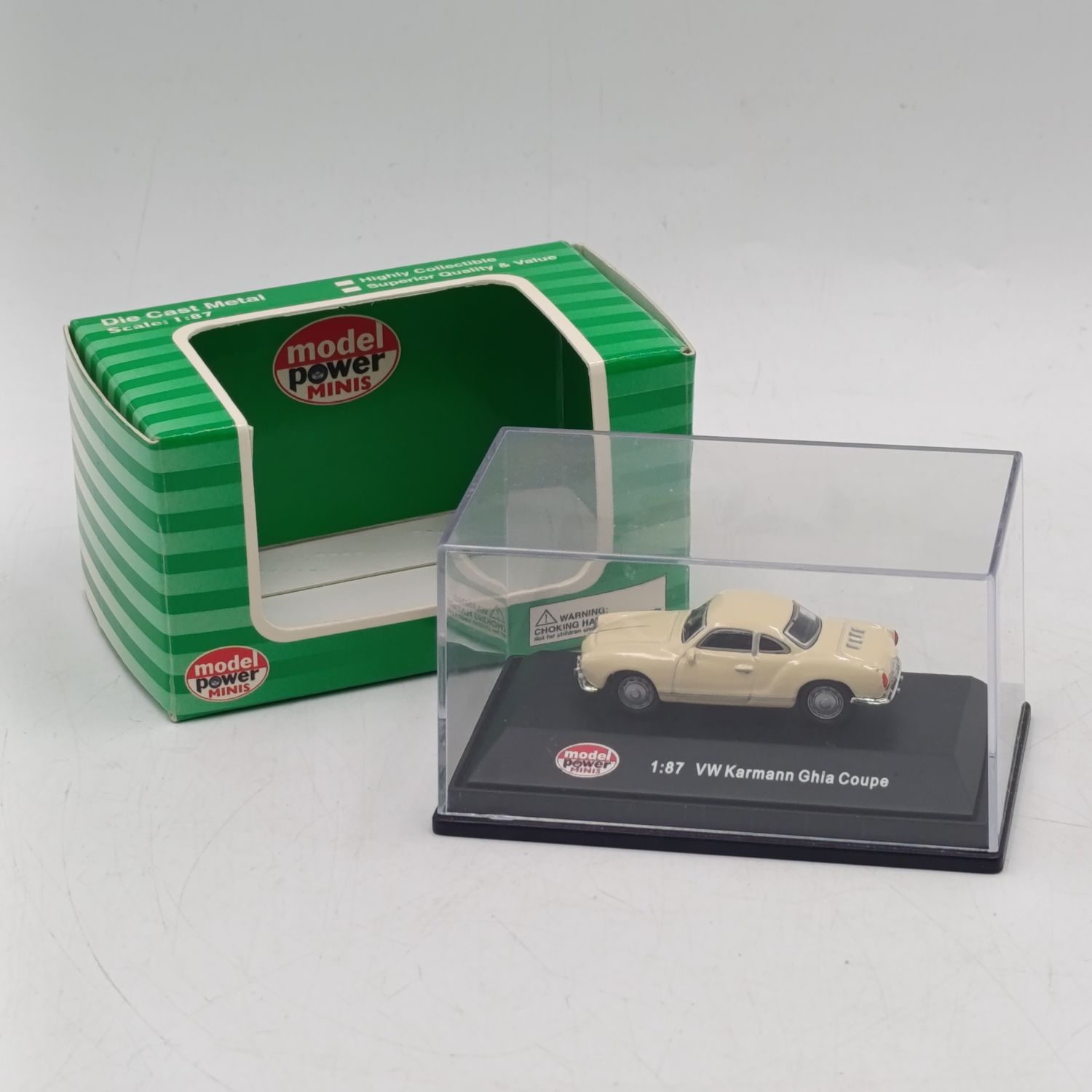 Model Power Minis VW Karmann Ghia coupe die-cast model car - scale 1/87