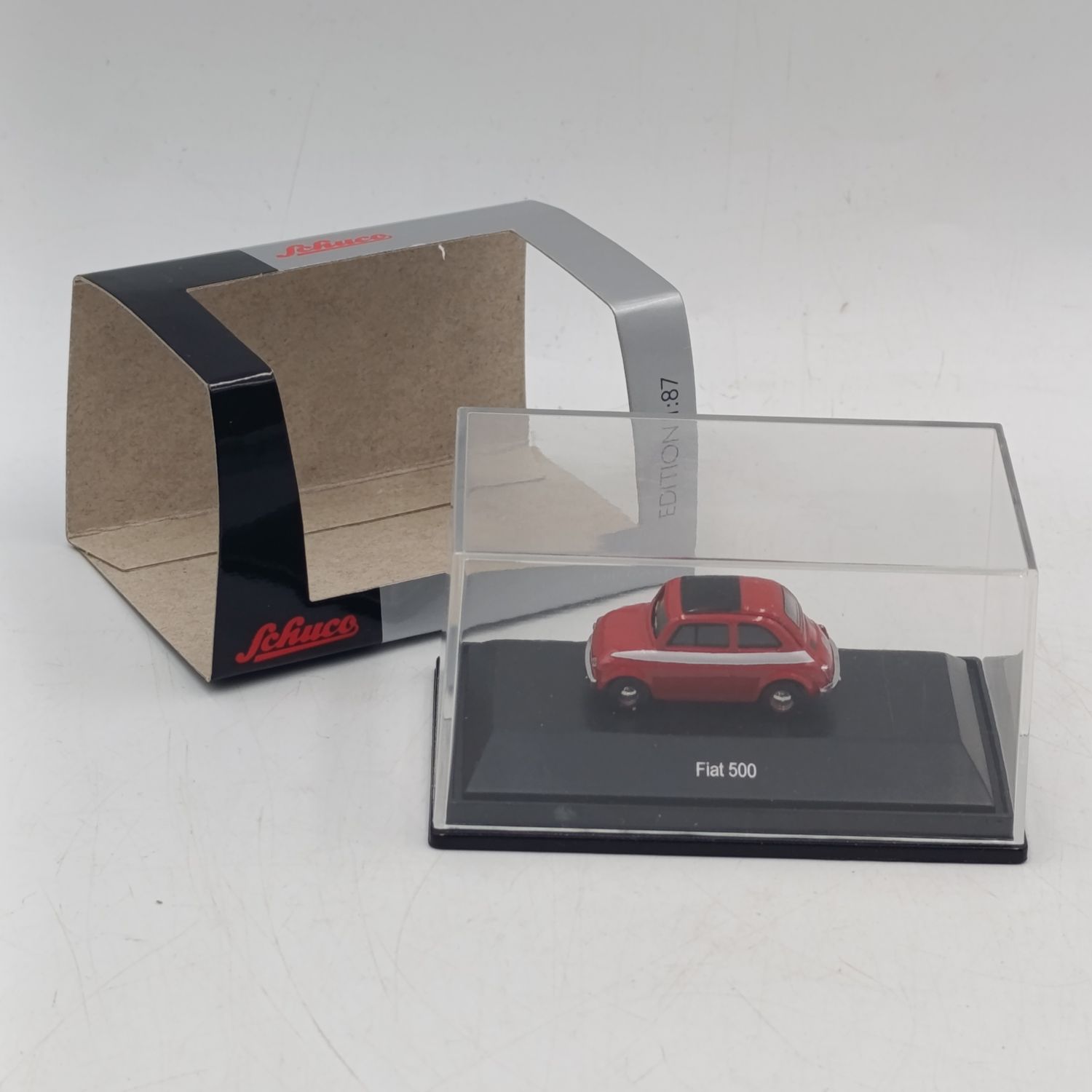 Schuco Fiat 500 die-cast model car - scale 1/87
