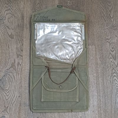 SADF Canvas map and document transport bag