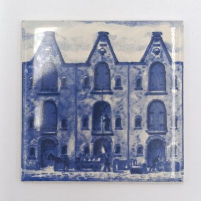 Pair of KLM business class tiles