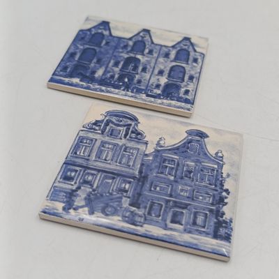 Pair of KLM business class tiles