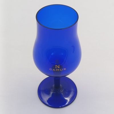 Lot of 6 Camus Cobalt Blue cognac tulip glasses