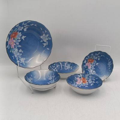 Japanese Arita-Yaki 5 piece dessert set