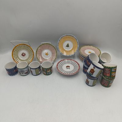 Royal Doulton 12 setting Christmas coffee set