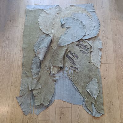 Vintage Beatrix Bosch Leatherwork artwork called Ode aan die Olifant