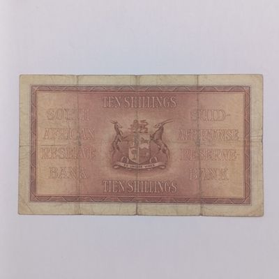 South Africa J Postmus 1936 Ten Shillings banknote