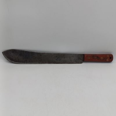 Post WW2 Josh Beal and Son Endure British military machete in sheath - 1952 issue and per sheath