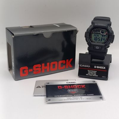 Casio G-Shock GD350 Black digital mens watch - excellent condition in box