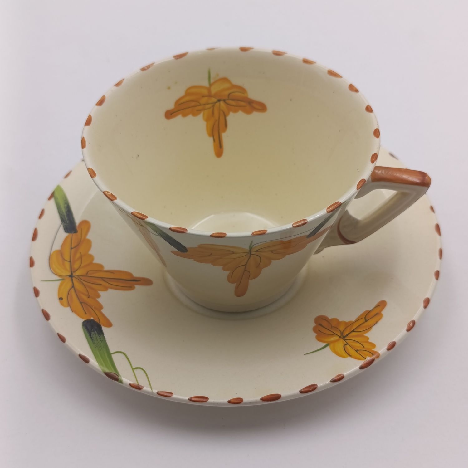 Vintage Arte Deco Burleigh Zenith porcelain duo