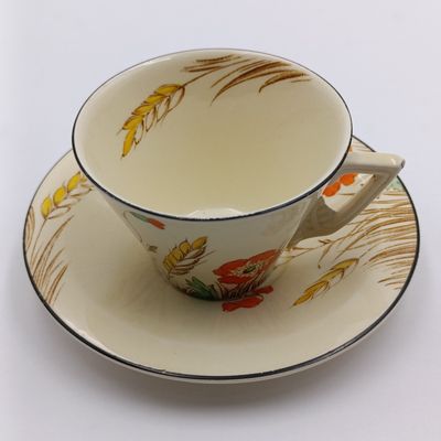 Vintage Arte Deco Burleigh Zenith porcelain duo