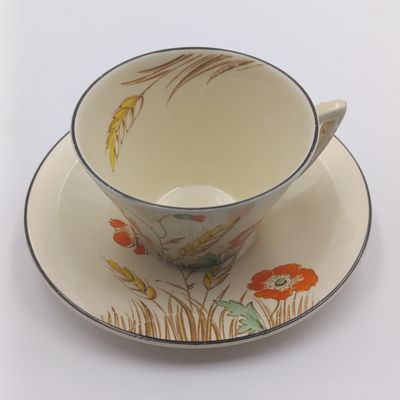 Vintage Arte Deco Burleigh Zenith porcelain duo