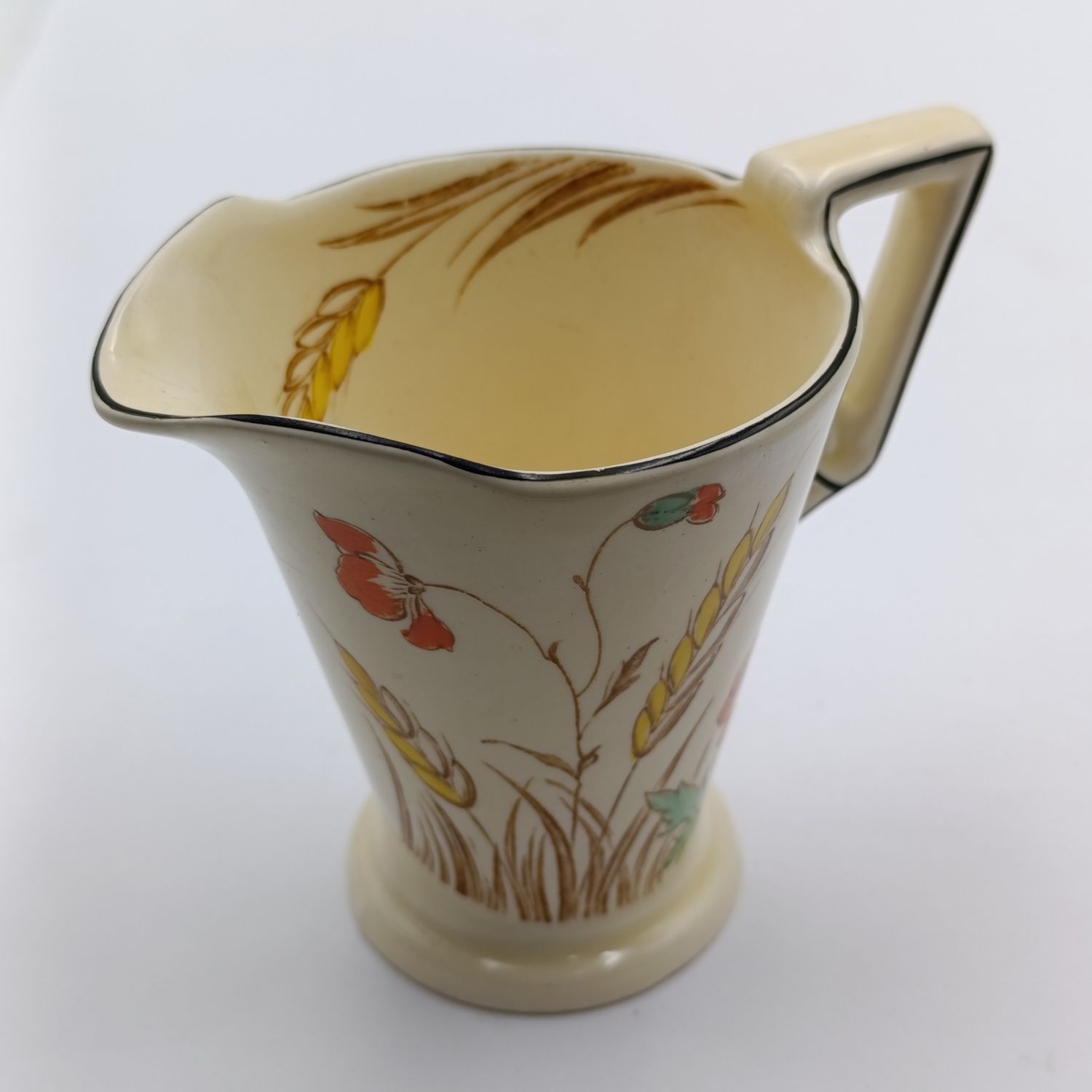 Vintage Arte Deco Burleigh Zenith porcelain Milk jug