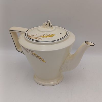 Vintage Arte Deco Burleigh Zenith porcelain Teapot