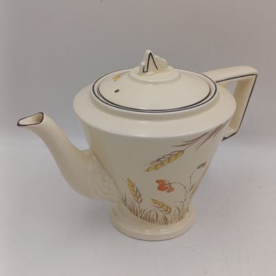 Vintage Arte Deco Burleigh Zenith porcelain Teapot