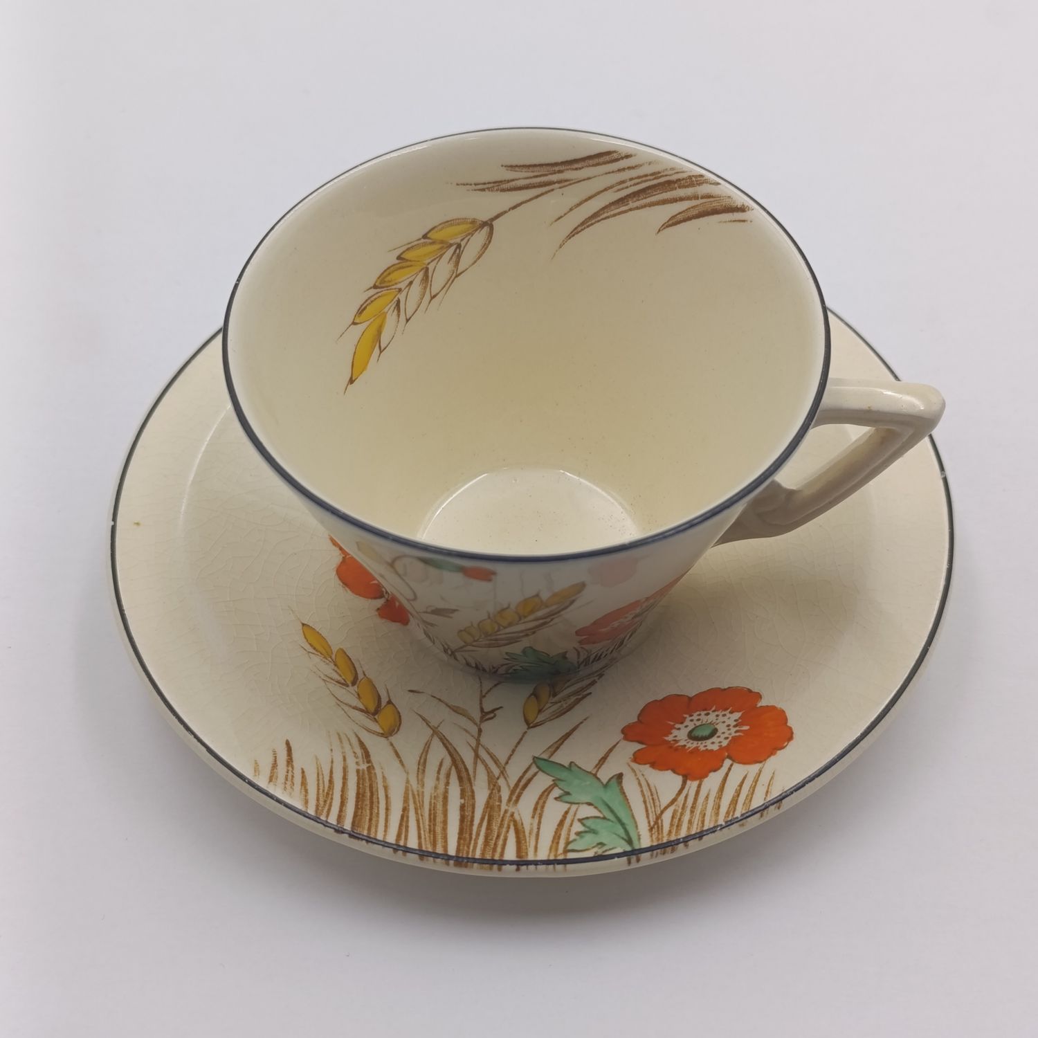 Vintage Arte Deco Burleigh Zenith porcelain duo