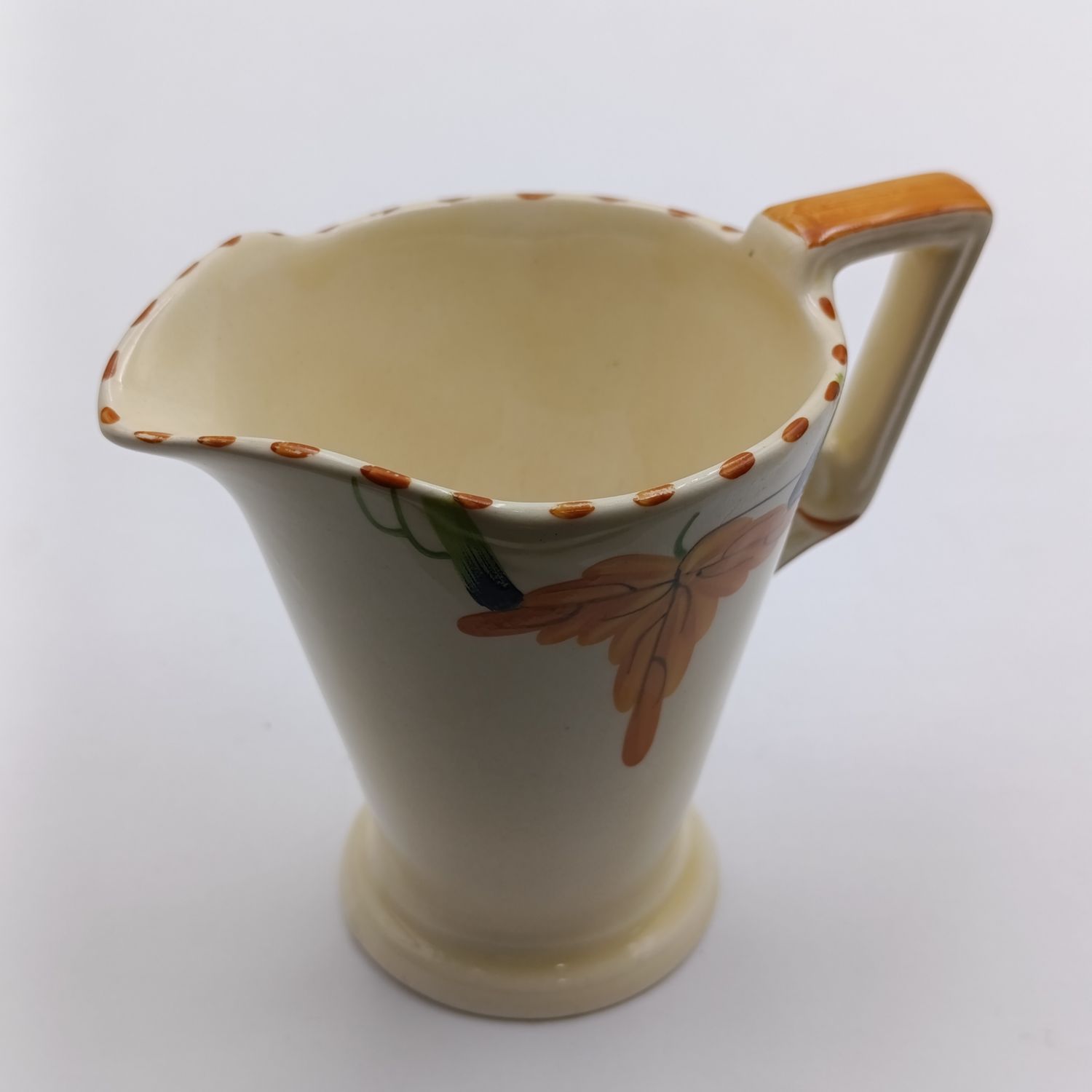 Vintage Arte Deco Burleigh Zenith porcelain Milk jug