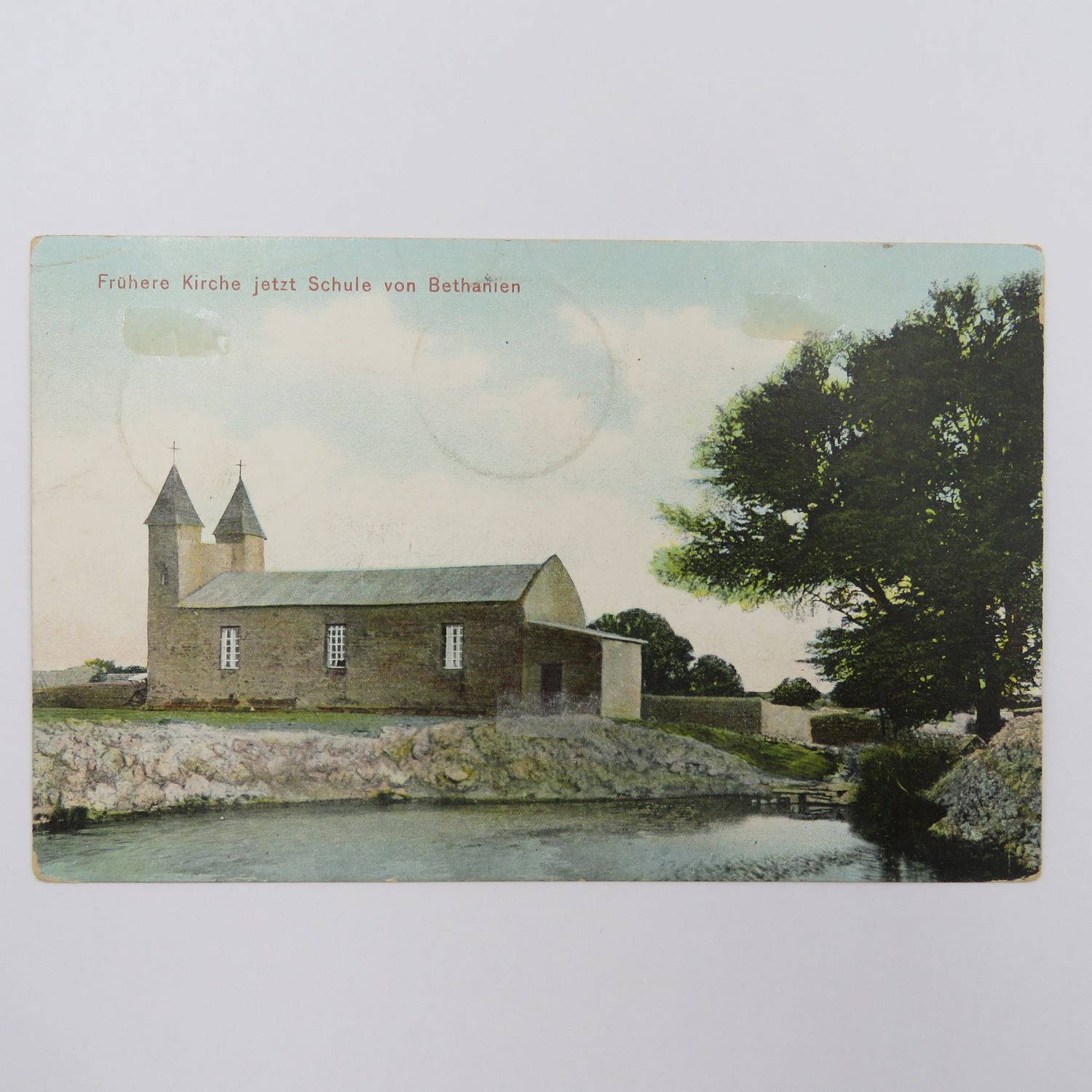 1906 Antique GSWA field postcard - 5 pfennig Kaiser Yacht stamp with circular Bethanien date stamp addressed to Herru Alfred Patz, Tsumeb - Sent by Mzimmelhachel - Wachtmeister