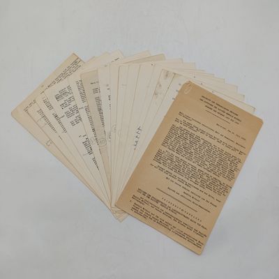 German South West original transcript of negotiations between the Germans and Captain Hendrik Witbooi  (Original draft with corrections)