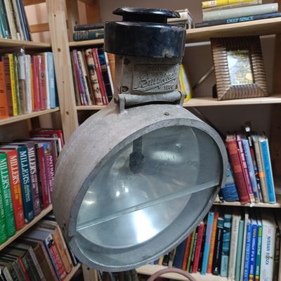 British Bullfinch 1580 Gas lamp Floodlight with stand - used by British Railways/Roadworks