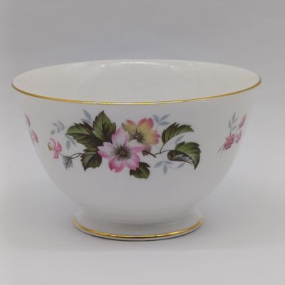 Vintage Queen Anne Porcelain Sugar Bowl