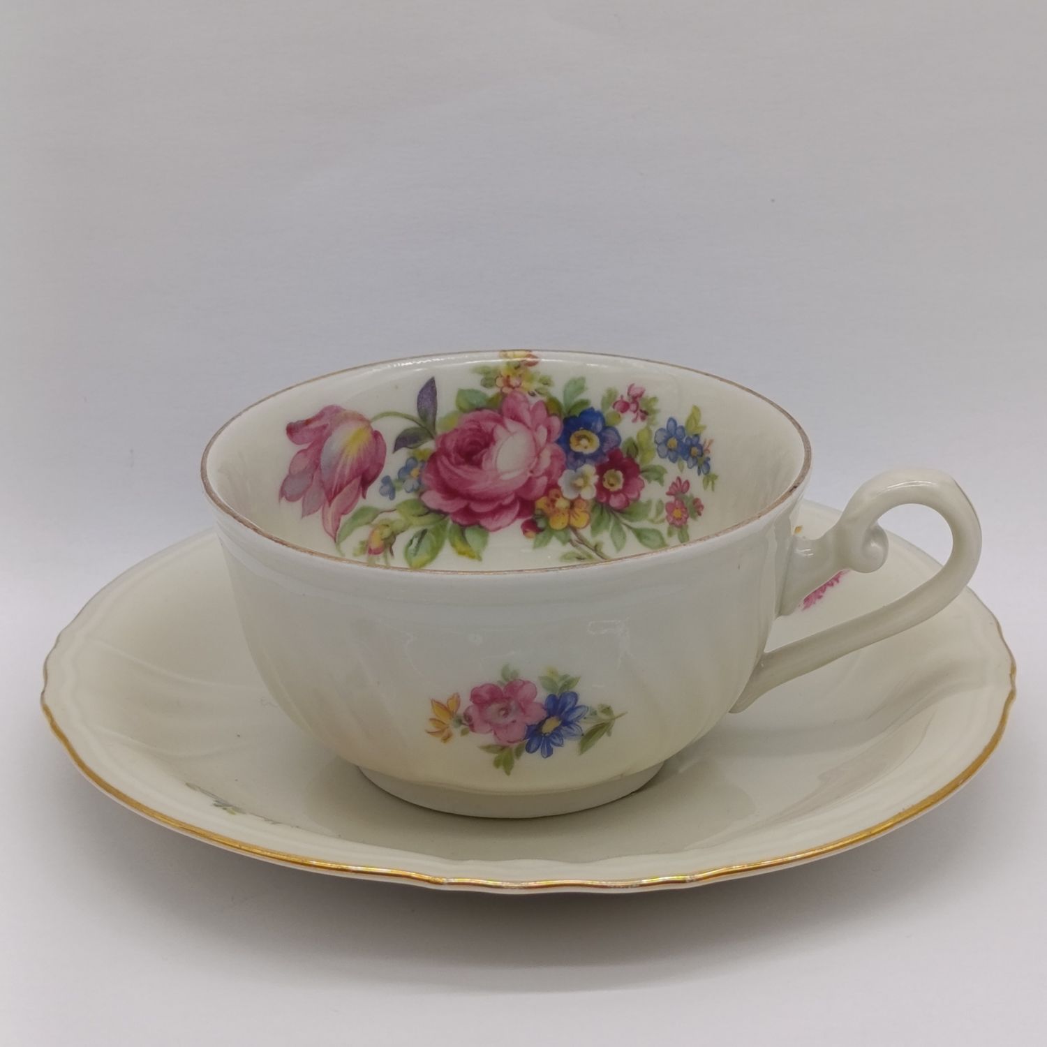 Early 20th century C. T. Tielsch Altwasser German porcelain duo