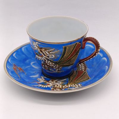 Empire Style Lustreware porcelain duo