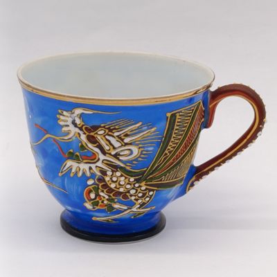 Empire Style Lustreware porcelain duo