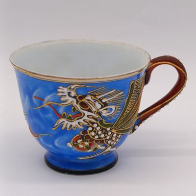 Empire Style Lustreware porcelain duo