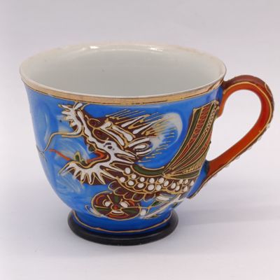 Empire Style Lustreware porcelain duo