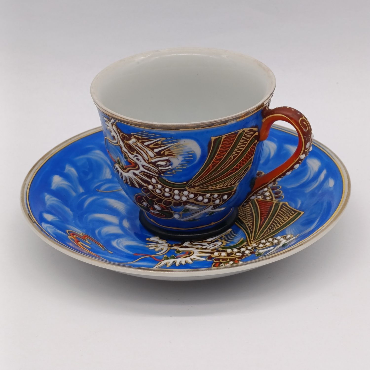 Empire Style Lustreware porcelain duo